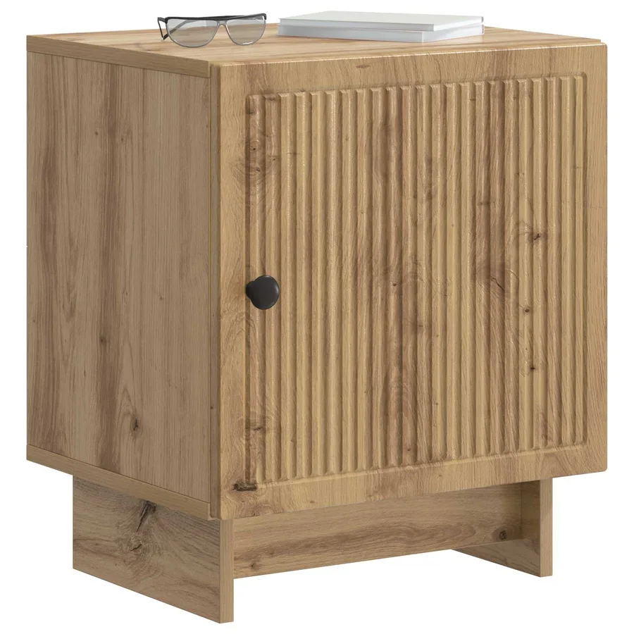 Cabinet de chevet 2 pc Chêne artisanal 43 x 34,5 x 50 cm - 3