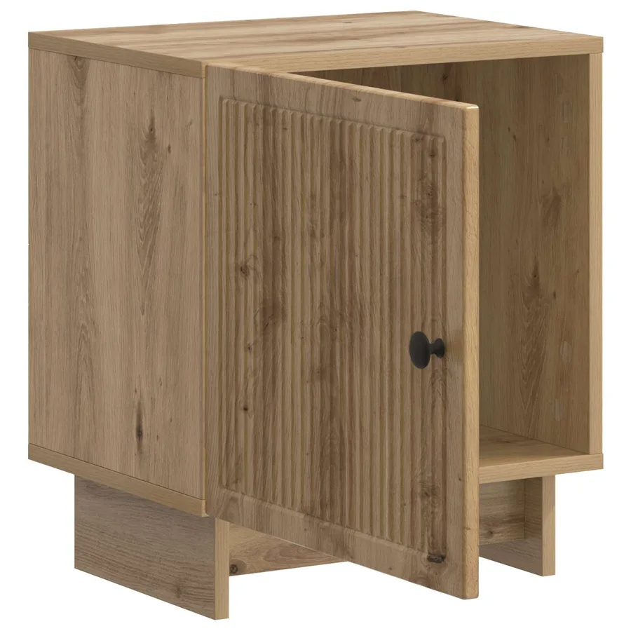 Cabinet de chevet 2 pc Chêne artisanal 43 x 34,5 x 50 cm - 6