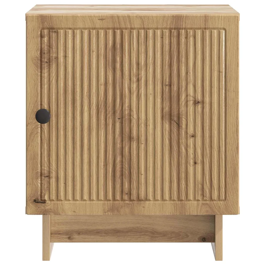 Cabinet de chevet 2 pc Chêne artisanal 43 x 34,5 x 50 cm - 7