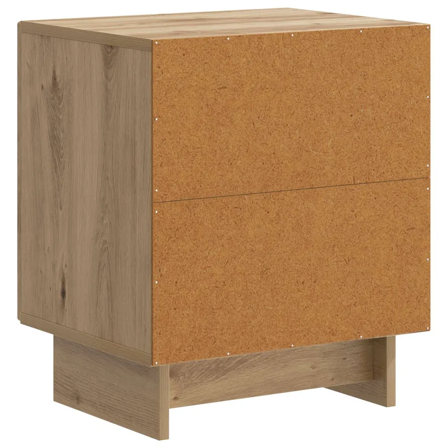 Cabinet de chevet 2 pc Chêne artisanal 43 x 34,5 x 50 cm - 9