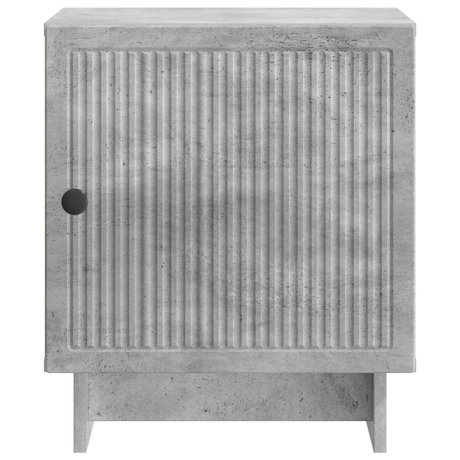 Cabinet de chevet 2 pcs Gris béton 43 x 34,5 x 50 cm - 7