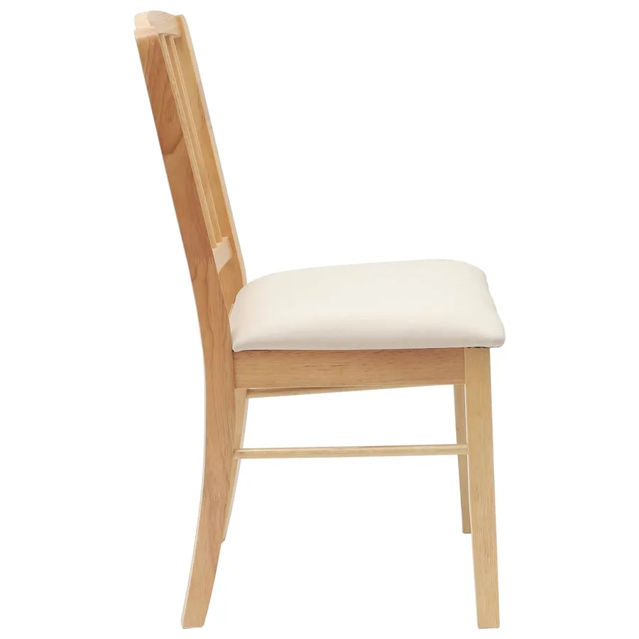 Chaises de salle à manger 2 pcs Naturel 50 x 52,5 x 91 cm - 6