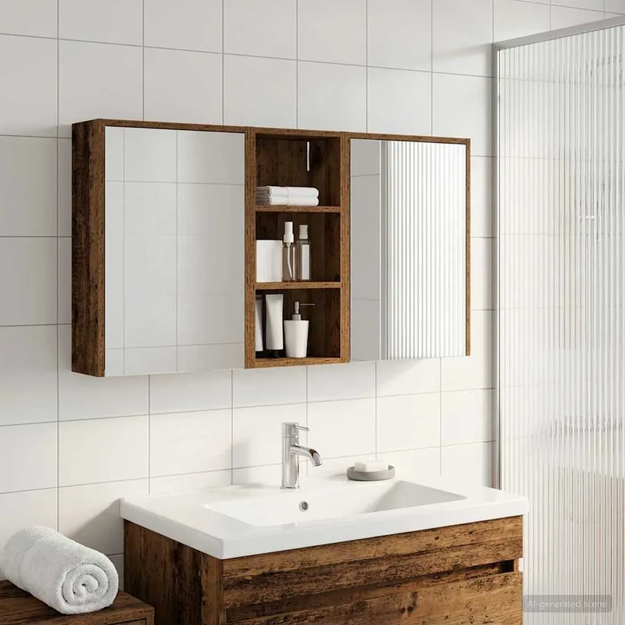 Ensemble de Meubles de Salle de Bain 3 pcs 116 x 16 x 62,5 cm