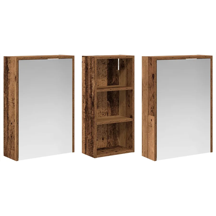 Ensemble de Meubles de Salle de Bain 3 pcs 116 x 16 x 62,5 cm - 5