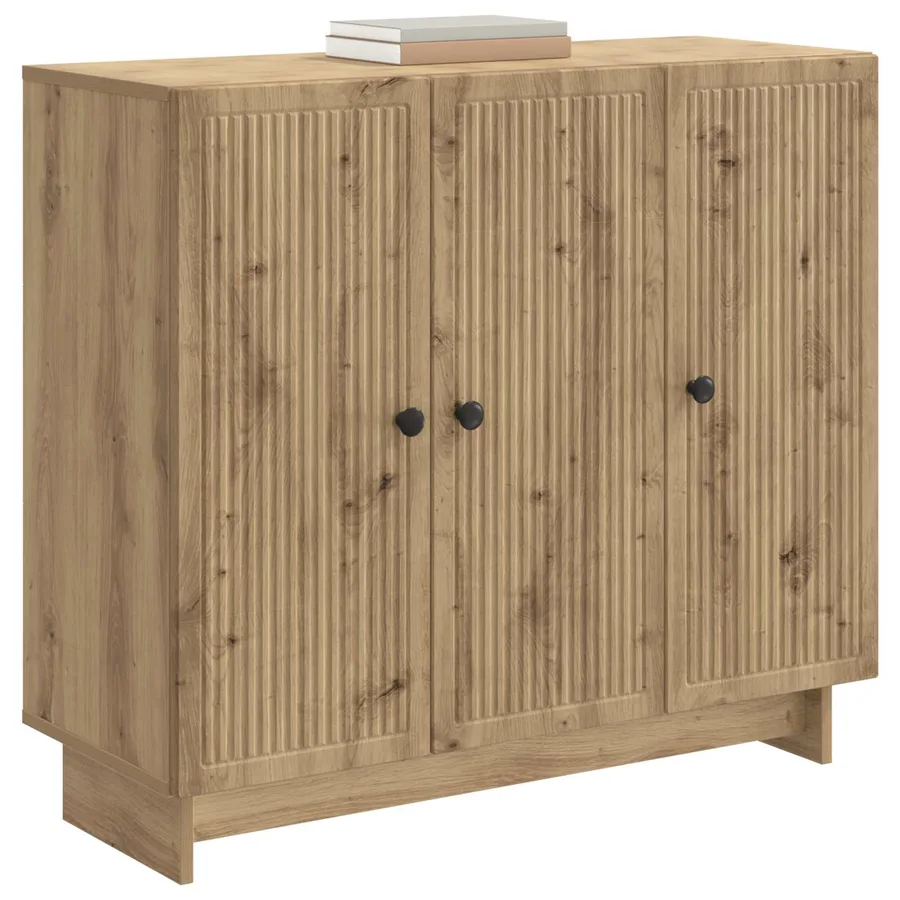 Buffet Chêne artisanal 89 x 34,5 x 80 cm Bois d'ingénierie - 3