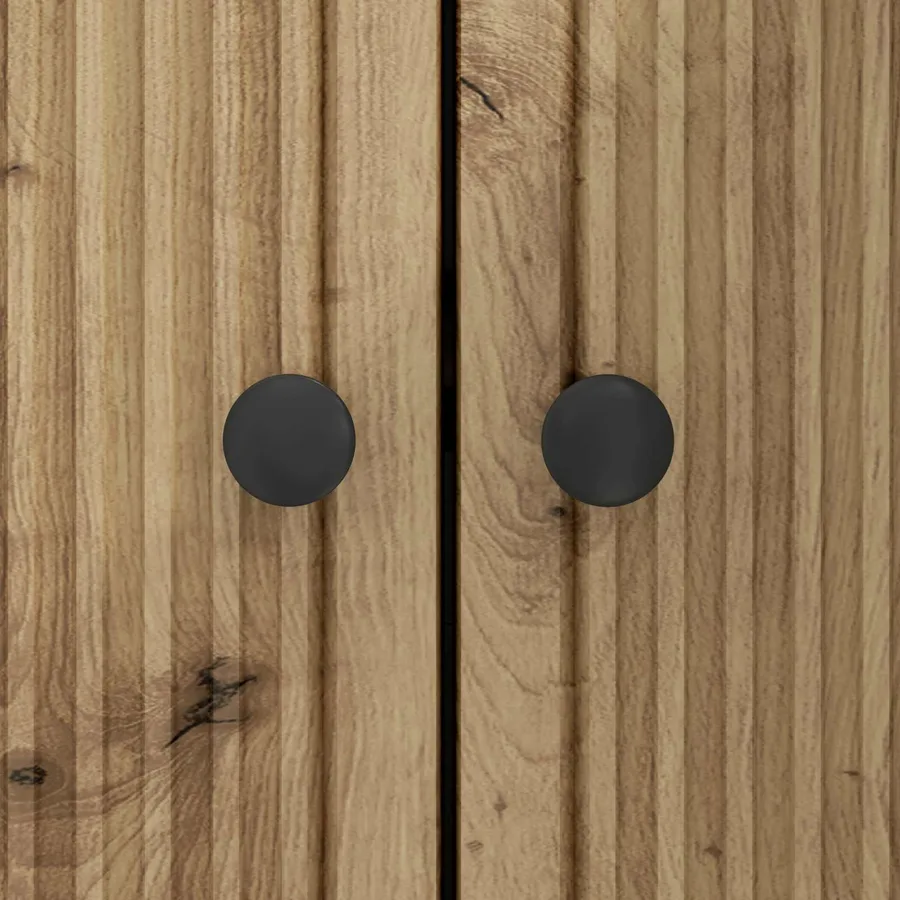 Buffet Chêne artisanal 89 x 34,5 x 80 cm Bois d'ingénierie - 8