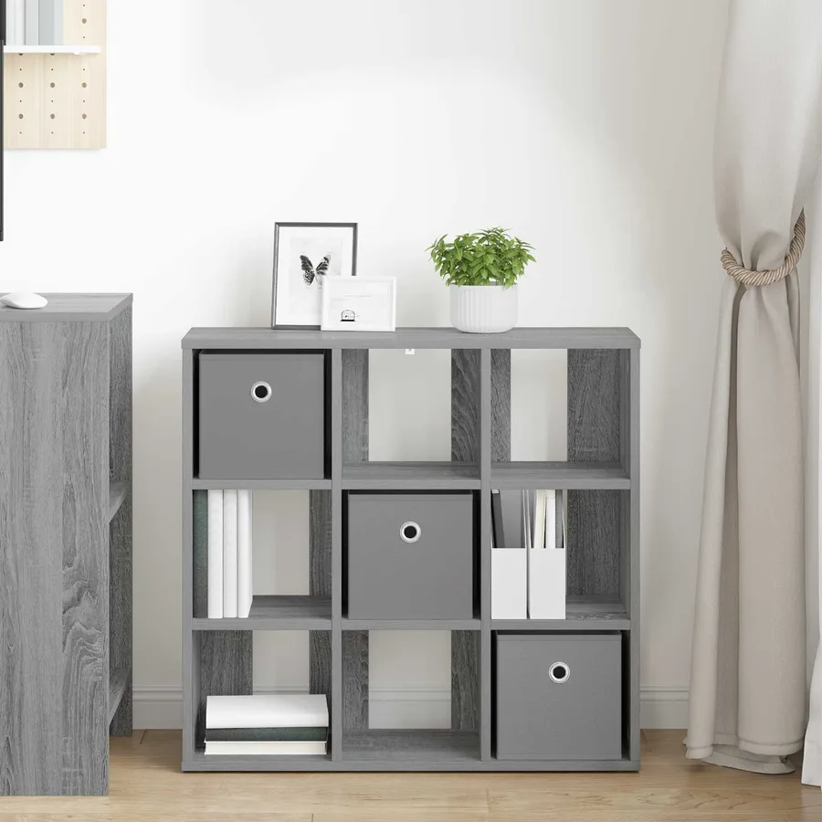 Buffet avec tiroir Gris Sonoma 73,5 x 24 x 69,5 cm - 4