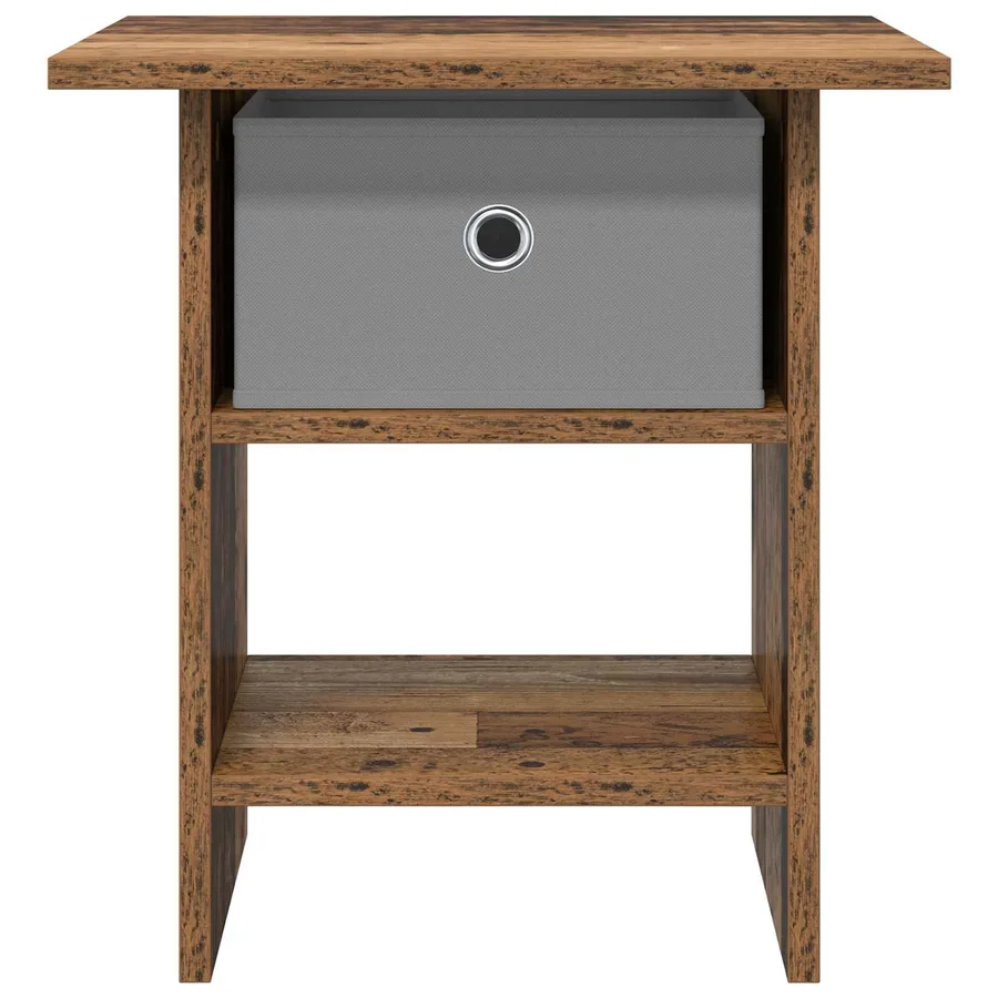 Table de chevet Bois ancien 41 x 40 x 45 cm Bois d'ingénierie - 6
