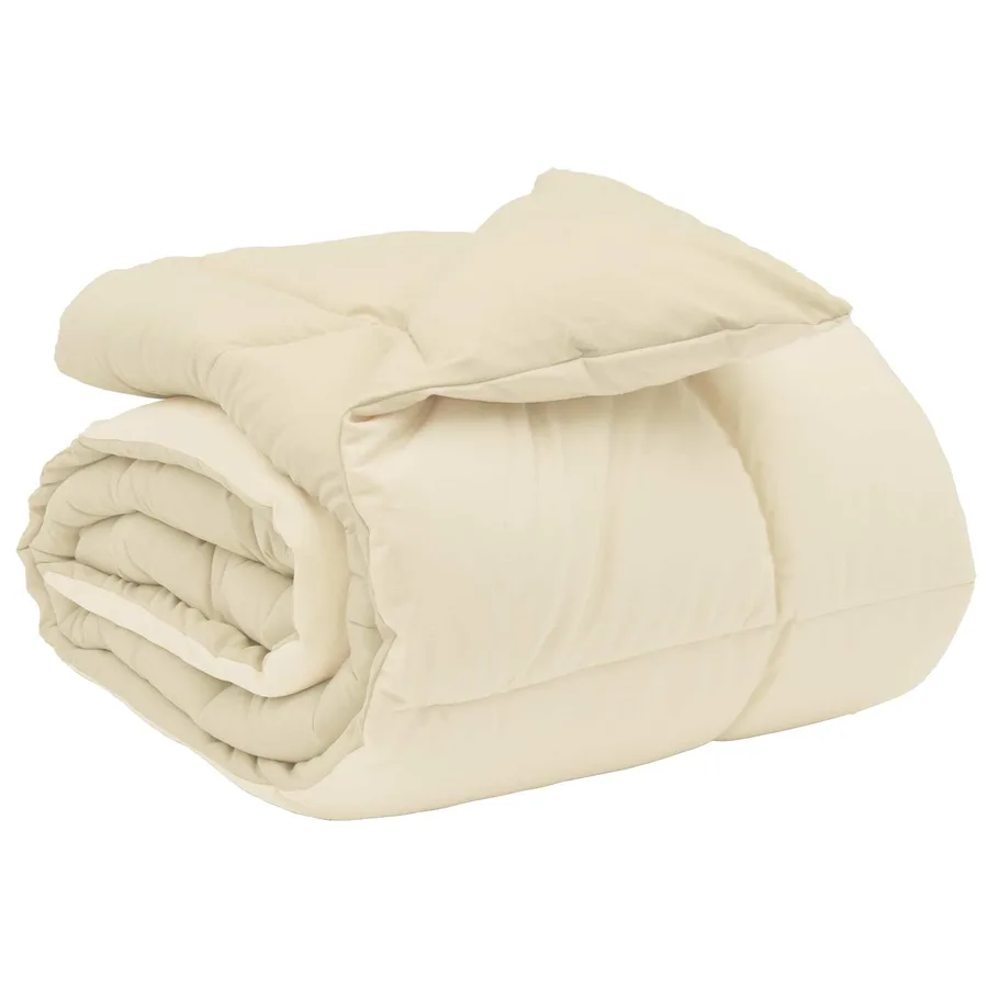 Duvet d'hiver Matelassé Crème 135 x 200 cm Microfibre - 2