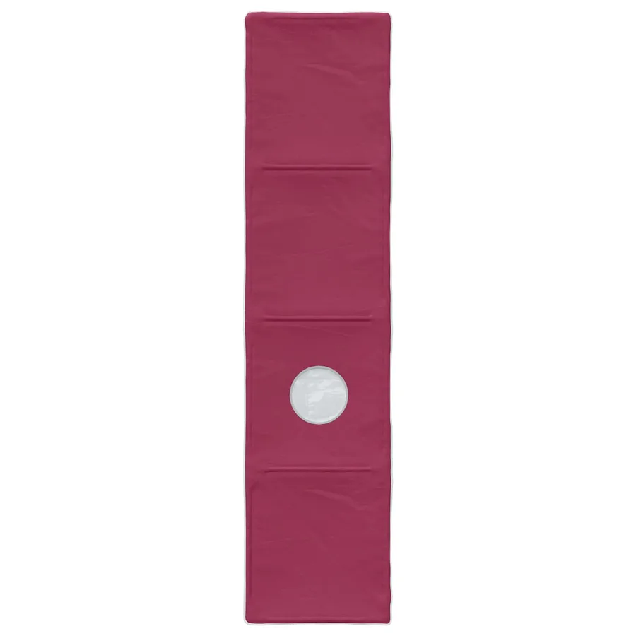 Tunnel de lit 2 pcs Rouge 211 x 52,5 x 2 cm Polyester - 5