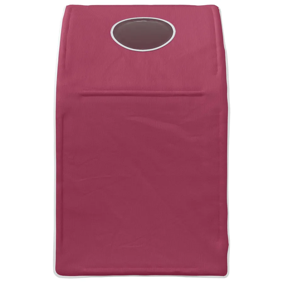 Tunnel de lit 2 pcs Rouge 211 x 52,5 x 2 cm Polyester - 7