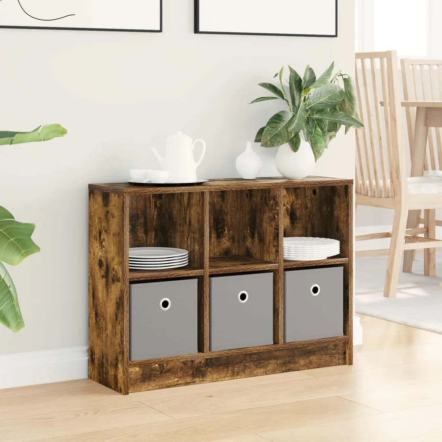 Buffet avec tiroir Chêne fumé 73,5 x 22,5 x 53,5 cm