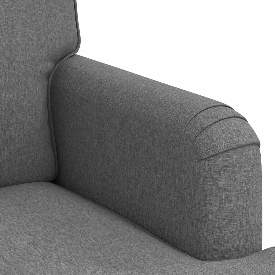 Ensemble de Canapés 2 pcs Gris foncé 162 x 80 x 85 cm tissu - 7