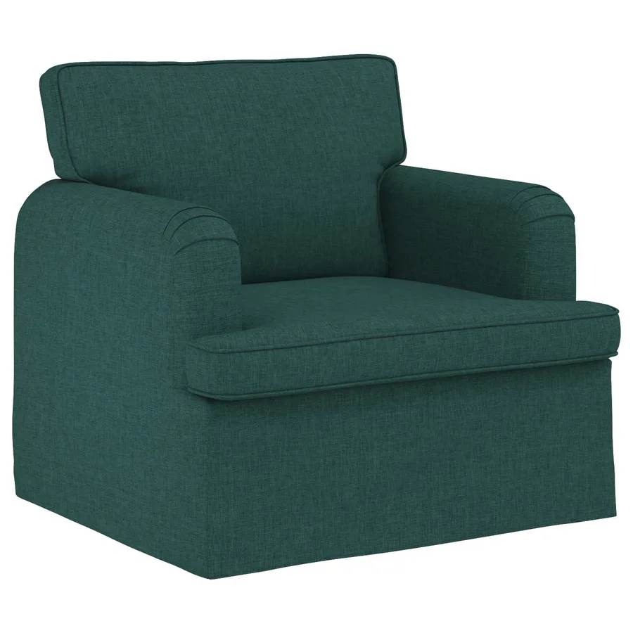 Canapé Vert foncé 84 x 80 x 85 cm tissu - 2