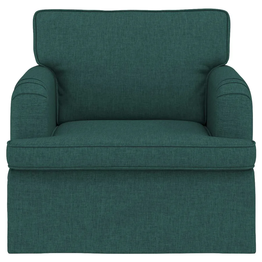 Canapé Vert foncé 84 x 80 x 85 cm tissu - 4