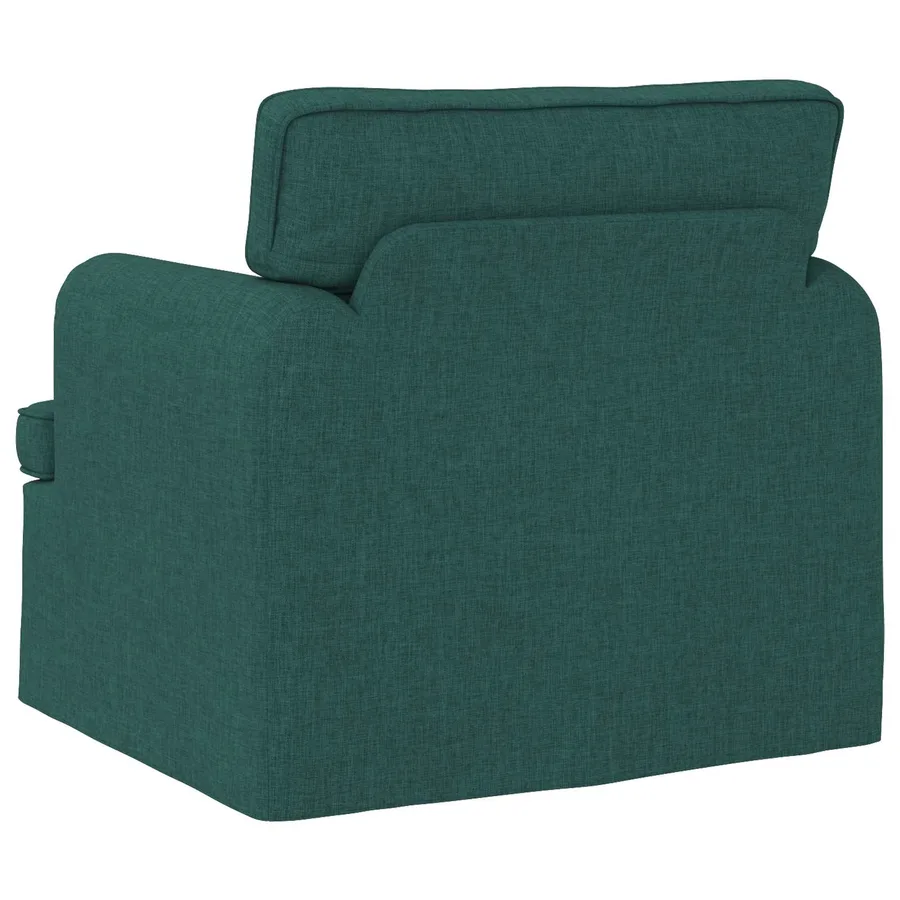 Canapé Vert foncé 84 x 80 x 85 cm tissu - 6