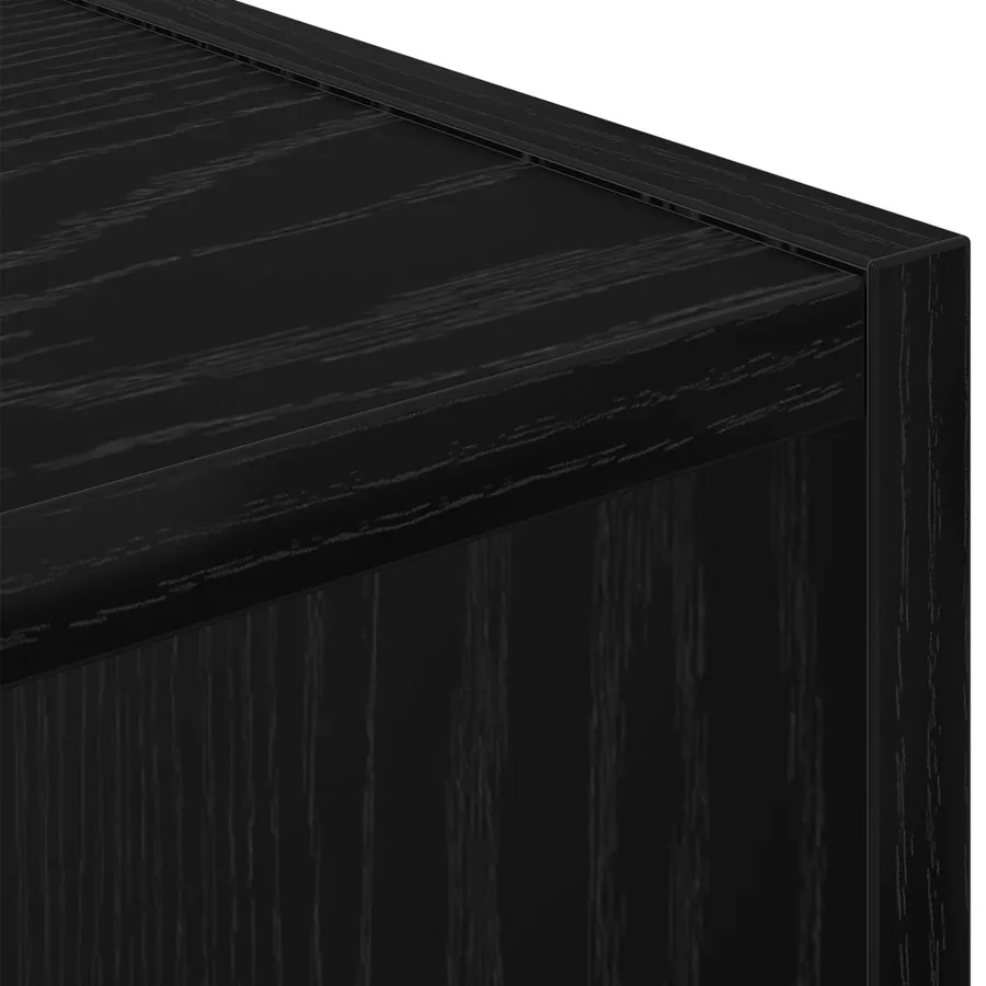 Table de chevet 2 pcs Chêne noir 25,5 x 22 x 49,5 cm - 9