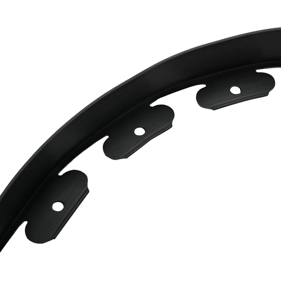 Bordures de pelouse Noir 3000 x 4 x 5 cm Plastique - 6