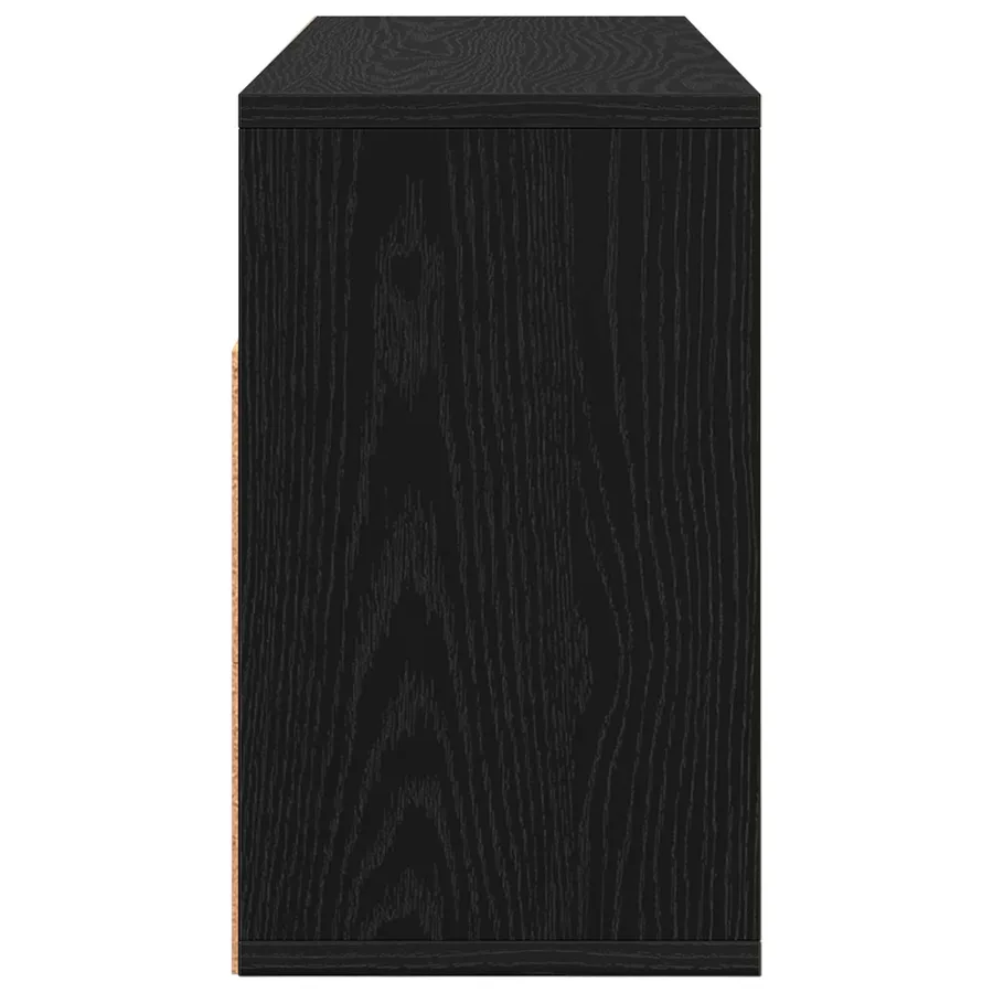 Basboard avec tiroir Chêne noir 72 x 22,5 x 38 cm - 7