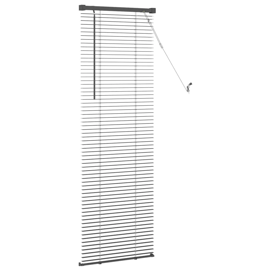 Store Vénitien Gris Argenté 150 x 40 cm 25 mm PVC - 5