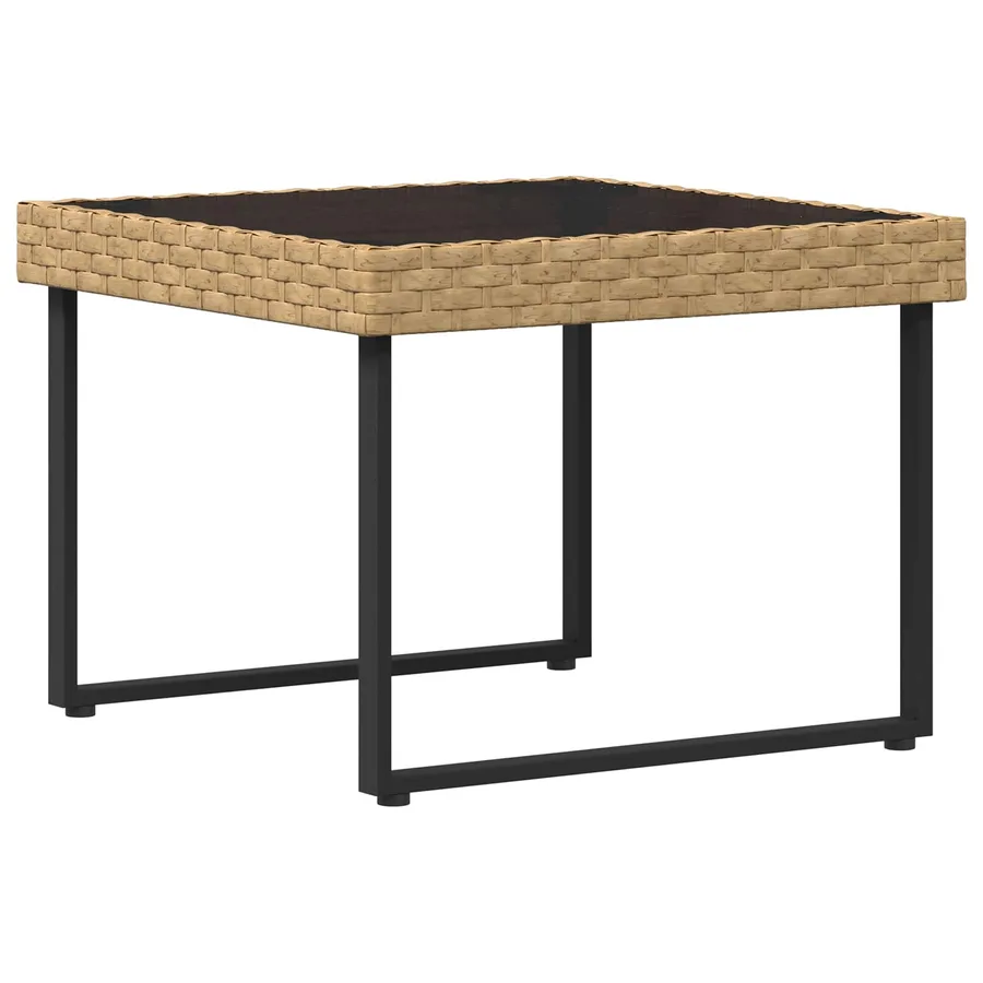 Ensemble de canapé de jardin avec coussin 2 pcs Naturel - 4