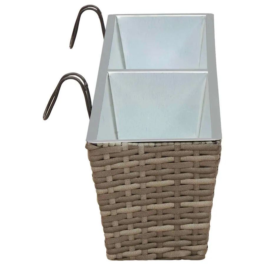 Garde-Corps 2 pcs 80 x 17 x 17 cm Métал - 6