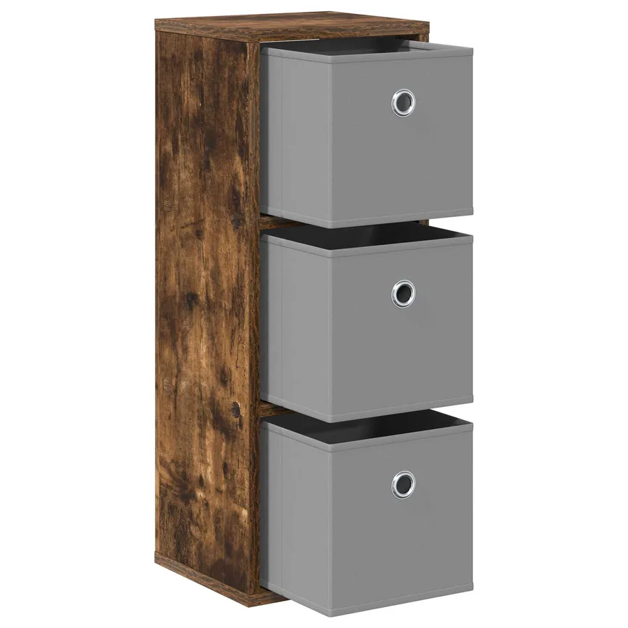 Buffet avec tiroir Chêne fumé 25,5 x 22 x 69,5 cm - 4