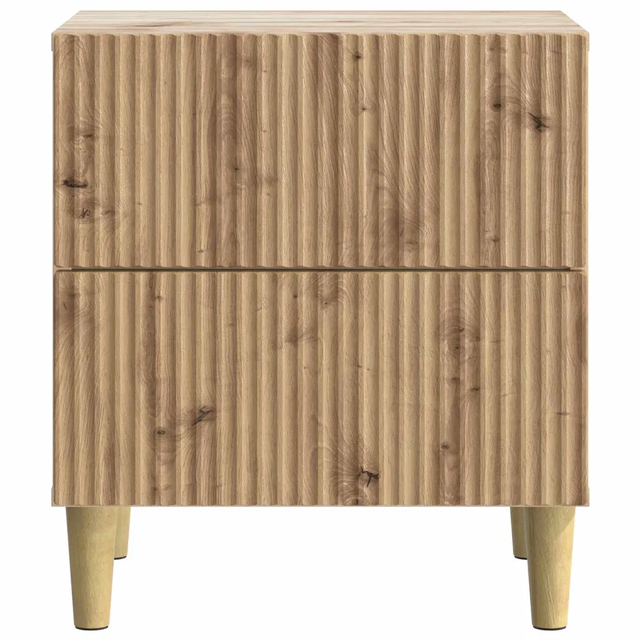 Cabinet de chevet Chêne artisanal 43 x 34,5 x 48 cm - 5