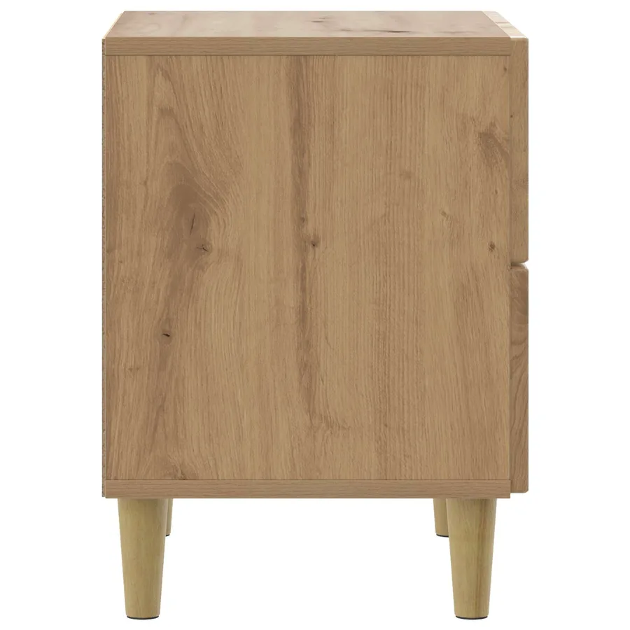 Cabinet de chevet Chêne artisanal 43 x 34,5 x 48 cm - 6