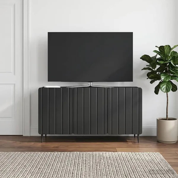 Meuble TV Noir 99 x 34,5 x 52 cm Bois d'ingénierie
