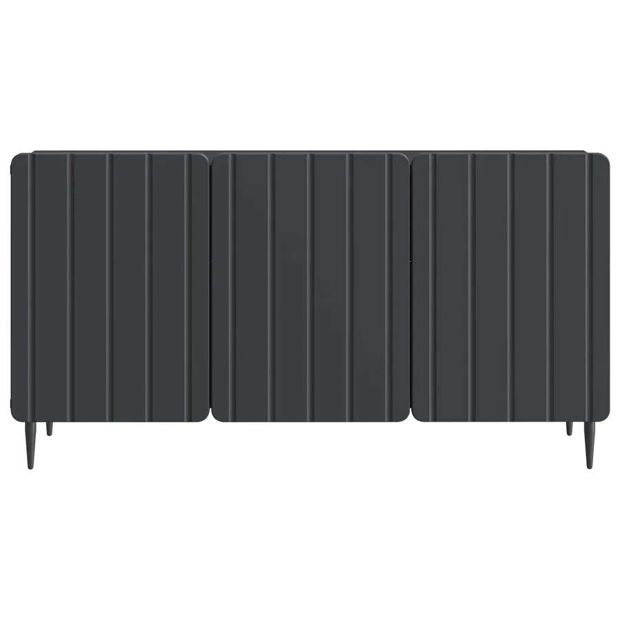 Meuble TV Noir 99 x 34,5 x 52 cm Bois d'ingénierie - 6