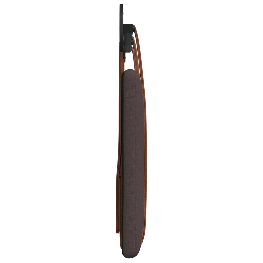 Tête de lit suspendue Marron foncé PU antique - 6