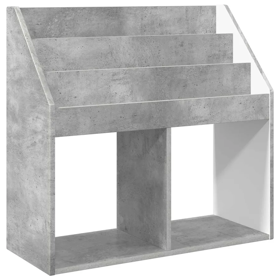Bibliothèque pour enfants Gris béton 72,5 x 29,5 x 69 cm - 2