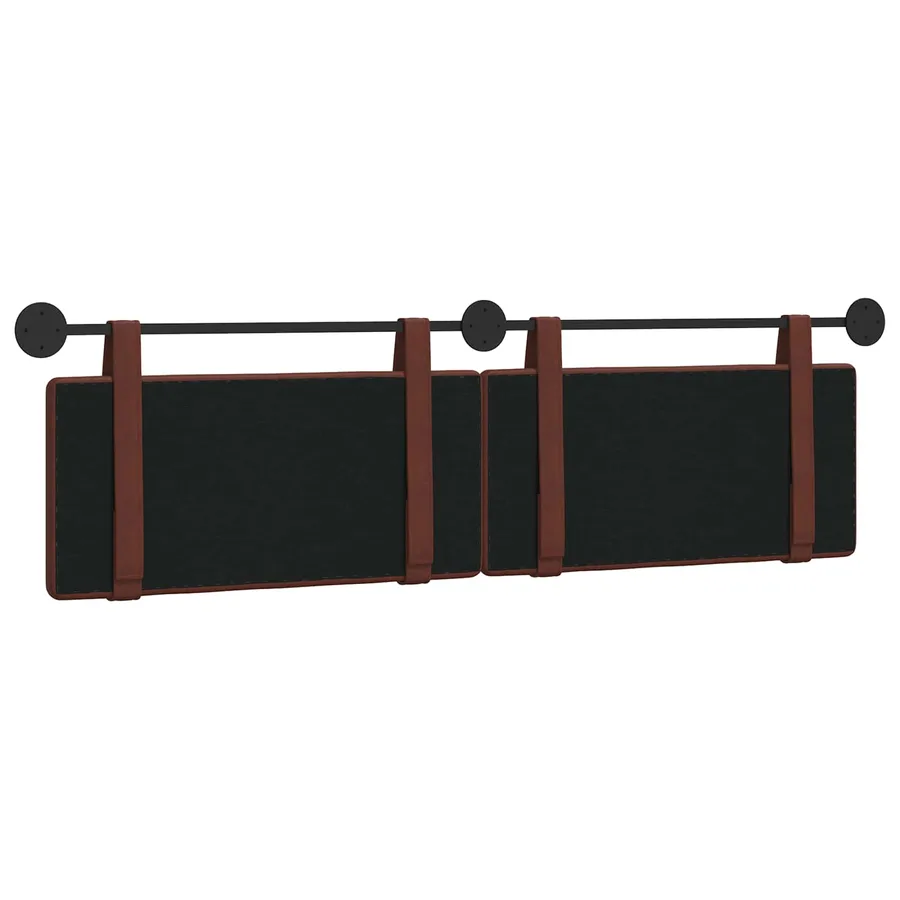 Tête de lit suspendue Brun Brillant PU antique - 7