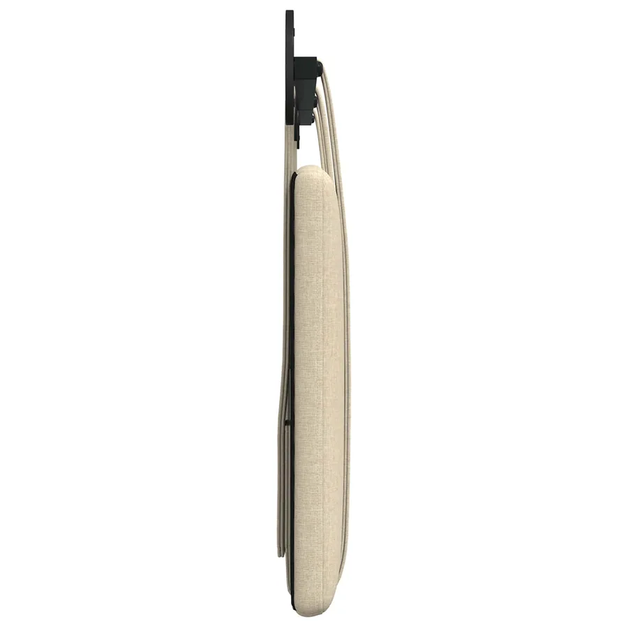 Tête de lit suspendue Crème Tissu - 6