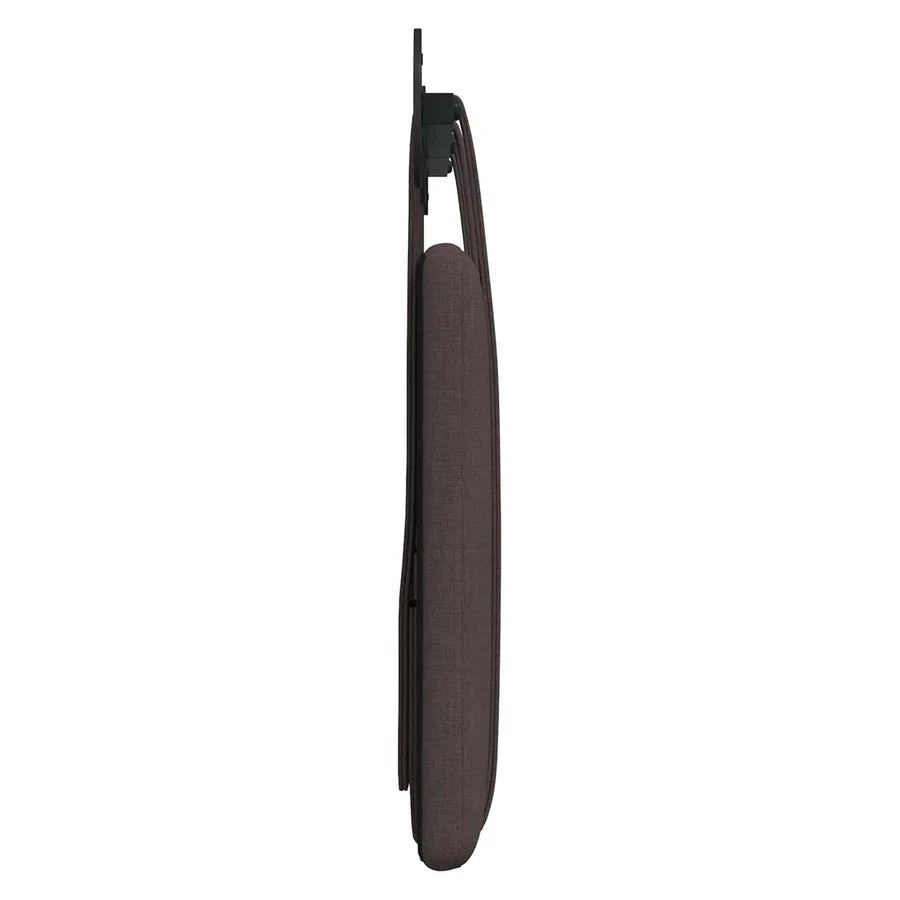 Tête de lit suspendue Marron foncé Tissu - 6