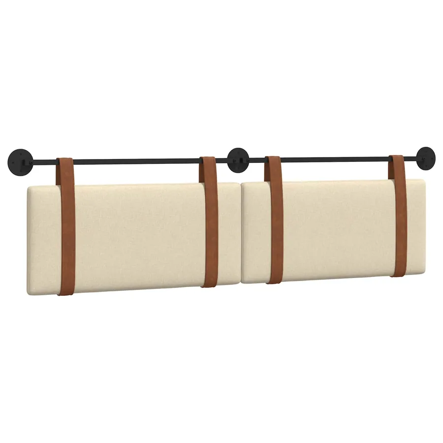 Tête de lit suspendue Crème PU antique - 2