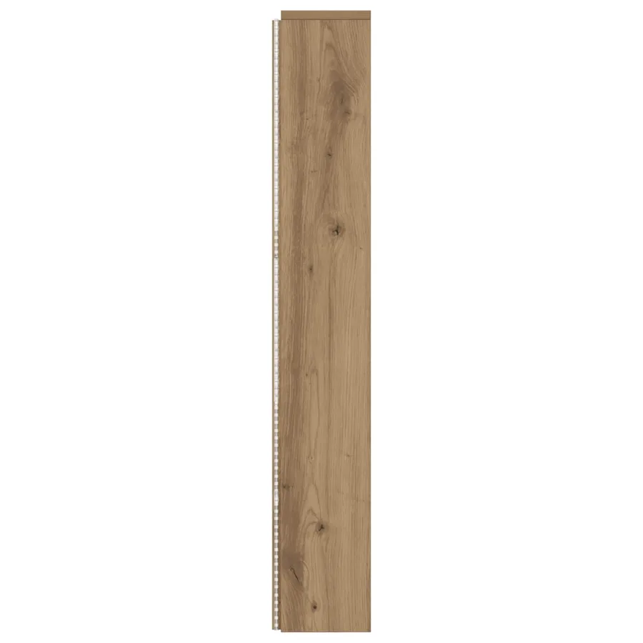 Cabinet de Tête de Lit avec LED Chêne artisan Bois d'ingénierie - 6