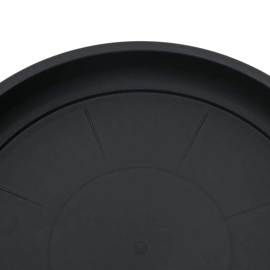 Pots de plantes 24 pcs Noir Ø 19 x 16 cm Plastique - 10