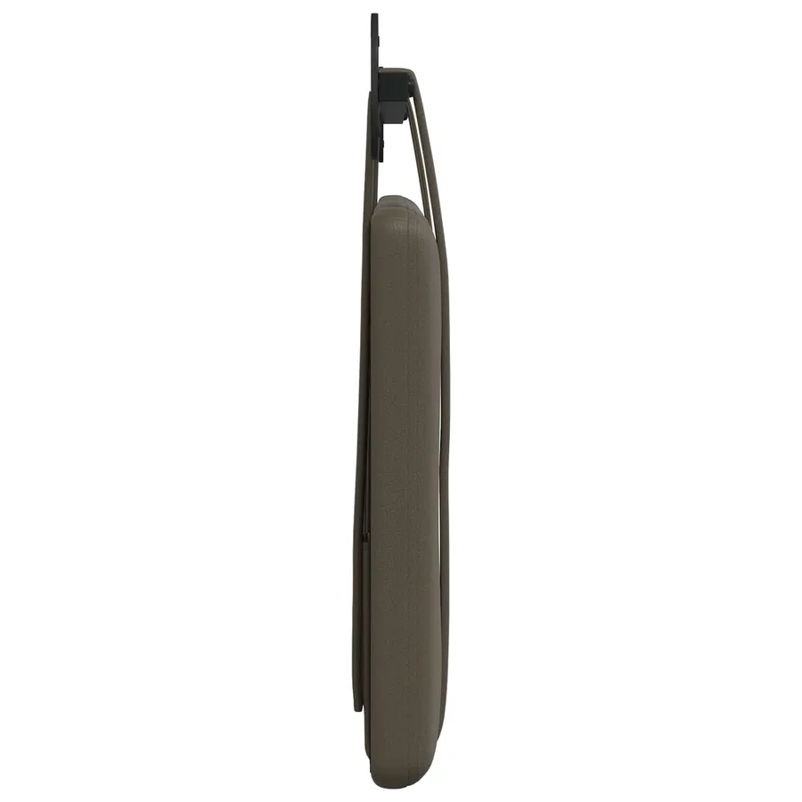 Tête de lit suspendue Gris Simili cuir - 6