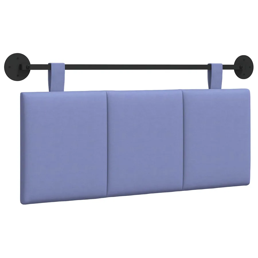 Tête de lit suspendue Bleu denim Tissu - 2