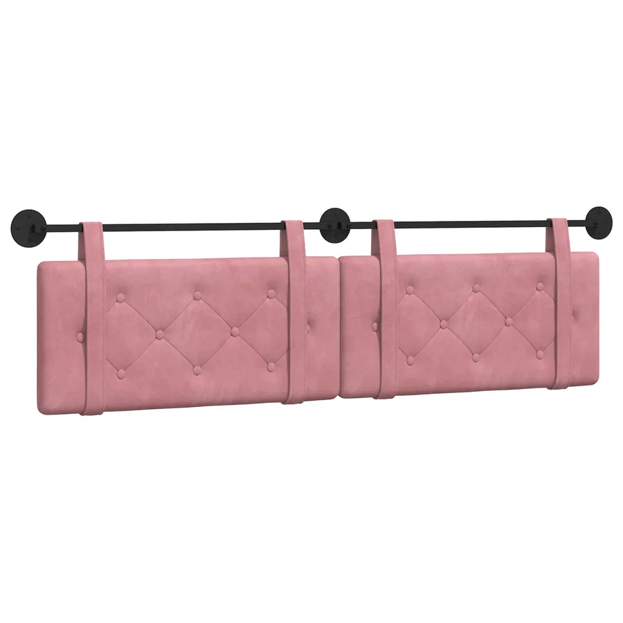 Tête de lit suspendue Rose Velours - 2