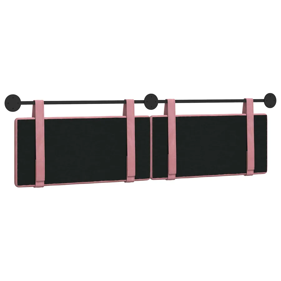 Tête de lit suspendue Rose Velours - 7