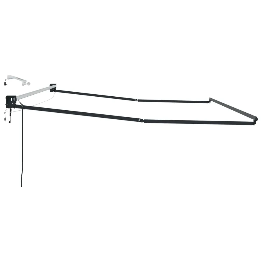 Cadre de store rétractable électrique Anthracite 4,5 × 3 m - 6