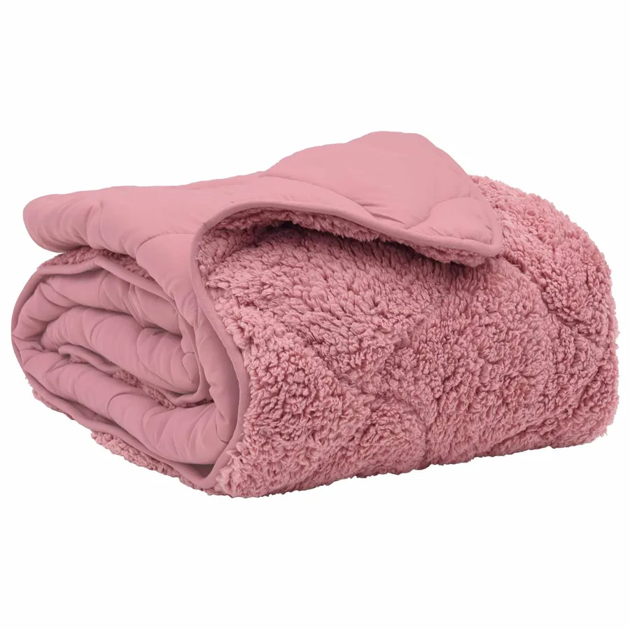 Duvet d'été simple Matelassé Rose 200 x 220 cm - 2