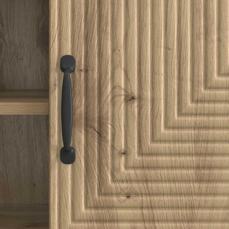Meuble TV 102 x 34,5 x 50 cm Chêne artisanal Bois d'ingénierie - 10