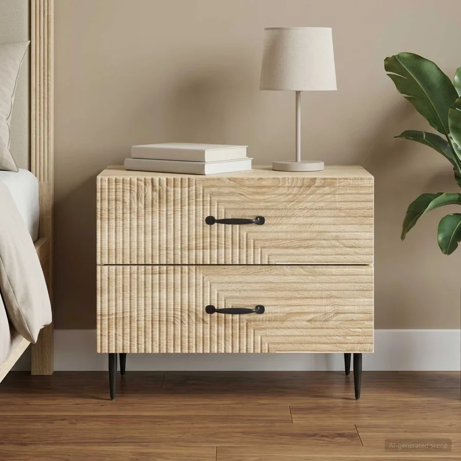 Cabinet de chevet avec tiroir Chêne Sonoma 62 x 34,5 x 47,5 cm