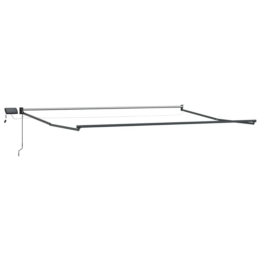 Cadre de store rétractable électrique Anthracite 4 × 3 m - 2
