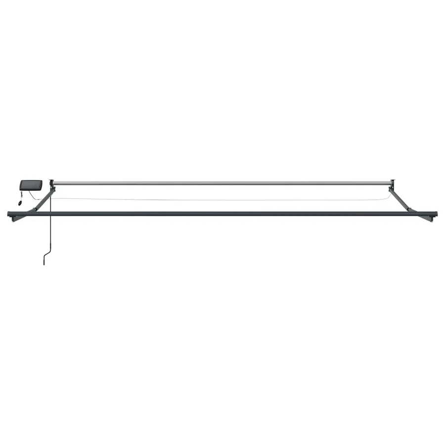Cadre de store rétractable électrique Anthracite 4 × 3 m - 5