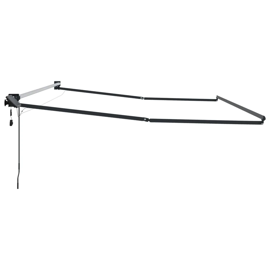 Cadre de store rétractable électrique Anthracite 4 × 3 m - 6